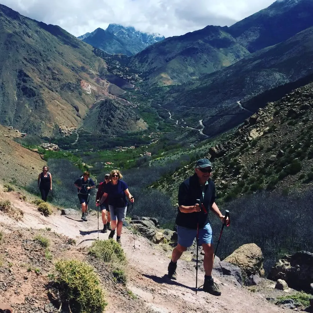 Villa des Orangers outdoor dining, Morocco
